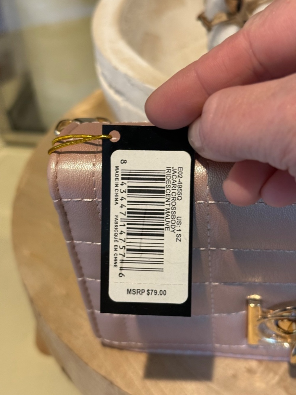 Bebe Jacari Crossbody Bag - Iridescent mauve - Picture 4 of 5